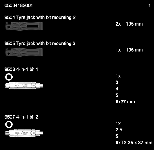 Wera Tyre Lever Set-2