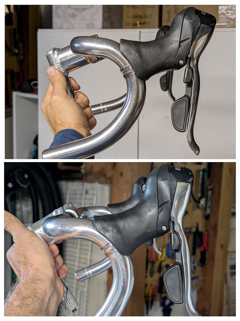 Gap between brifter hood and drop-bar ramp - what to do? - Tech Help ...